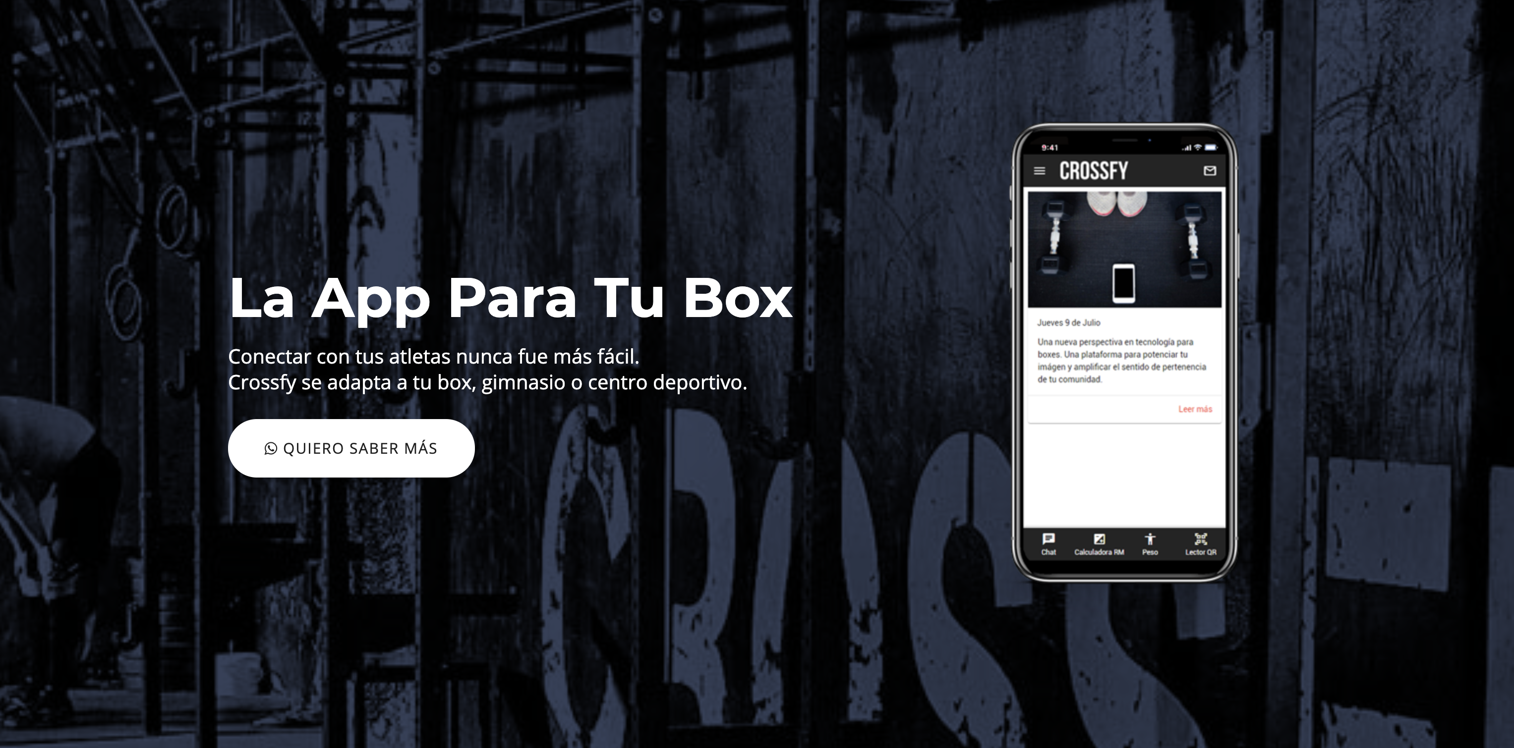 Crossfy la plataforma para boxes de crossfit ya está en Chile